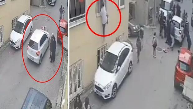 Bursa'da kazayı görünce pencereden atlayıp yardıma koştu