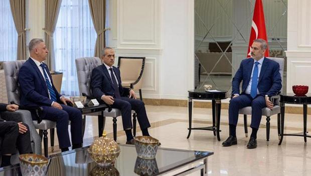 Dışişleri Bakanı Fidan, Irak Türkmen Cephesi Başkanı Turan ve Kerkük Milletvekili Salihi ile bir araya geldi
