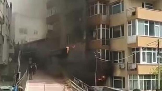 Şişli'de 12 katlı binada korkutan yangın... Mahsur kalanlar var