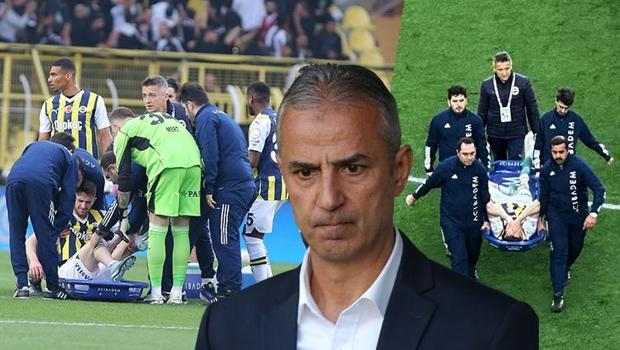 Fenerbahçe - Beşiktaş maçında sakatlanan İsmail Yüksek gözyaşlarını tutamadı! İsmail Kartal'dan 'yerli' zorunluluğu sebebiyle çifte değişiklik...
