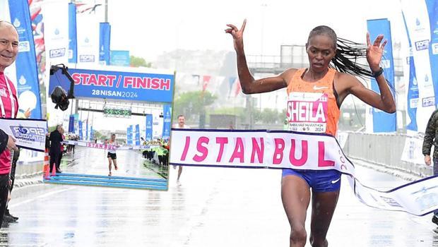 19. İstanbul Yarı Maratonu'nu erkeklerde Hicham Amghar, kadınlarda Sheila Chelangat kazandı