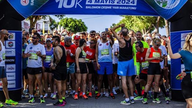 Salomon Çeşme Yarı Maratonu'nda kazananlar belli oldu