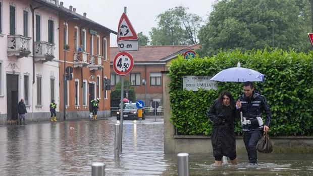 İtalya'da 170 yılın yağış rekoru kırıldı