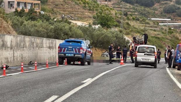 Antalya'da alev alan otomobildeki Polonyalı çift hayatını kaybetti