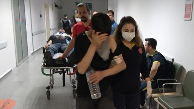 Aksaray'da uzaklaştırma kararı olan koca, eşinin evine sevgilisiyle gidince taşlı-sopalı kavga çıktı: 2 yaralı, 4 gözaltı