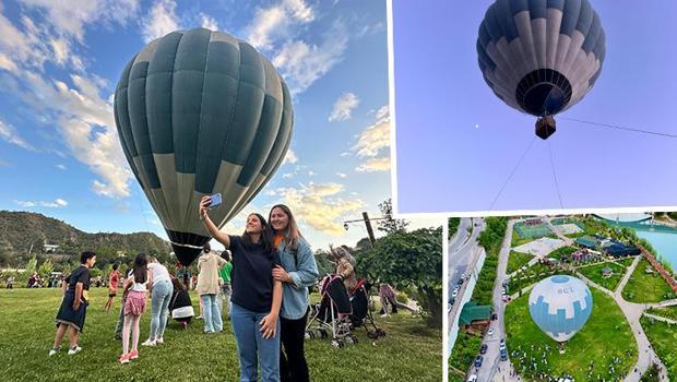 Tunceli'de bir ilk: Sıcak hava balonu turizmi başladı