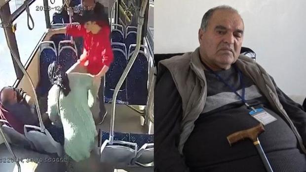 Otobüste okul müdürü ile oğlu saldırmıştı... Yaşlı adamdan acı haber