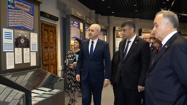 TBMM Başkanı Kurtulmuş'tan Özbekistan ziyareti: Mevkidaşı İsmailov ile görüştü