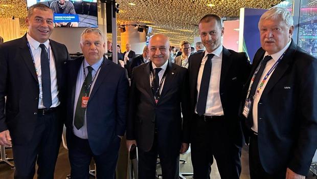 TFF Başkanı Büyükekşi, EURO 2024 açılışı öncesi FIFA, UEFA ve diğer milli takımların başkanları ile buluştu