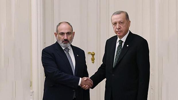 Son dakika haberi.... Cumhurbaşkanı Erdoğan ile Ermenistan Başbakanı Paşinyan arasında kritik görüşme