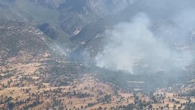 MSB duyurdu: PKK'lı teröristler gizlenmek için ormanları yakıyor