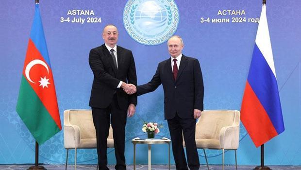 Aliyev ve Putin, Astana zirvesinde görüştü
