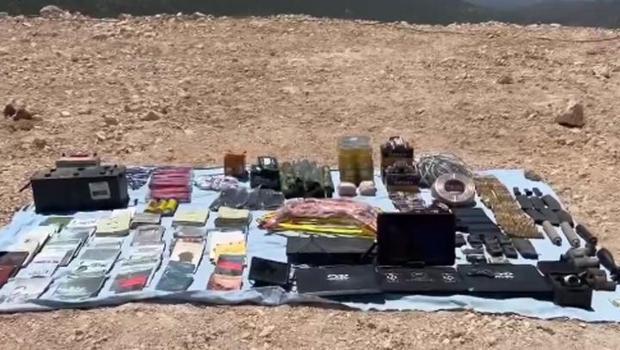 MSB: Irak'ın kuzeyindeki köylerde PKK'ya ait çok sayıda silah ve mühimmat ele geçirildi