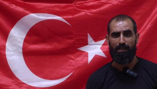Suriye'de Türk bayrağına zarar veren bir kişi daha yakalandı: Özür dilerim