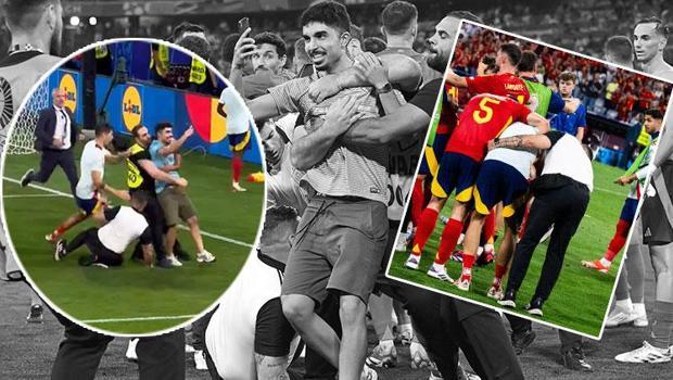 İspanya'nın sevinci, eşine az rastlanır bir olayla sarsıldı! Türkiye formalı taraftarı yakalamak isteyen güvenlik, dünya yıldızını sakatladı... Finali kaçırma ihtimali var!