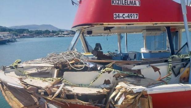 Yunan Sahil Güvenlik botunun teknesine çarptığı balıkçı o anları anlattı