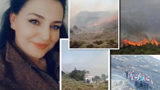 İzmir'deki yangında yürek burkan görüntü... Son videosu ortaya çıktı: Dağa doğru kaçmaya çalışıyoruz