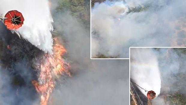 Balıkesir Susurluk'ta orman yangını! Havadan ve karadan müdahale ediliyor