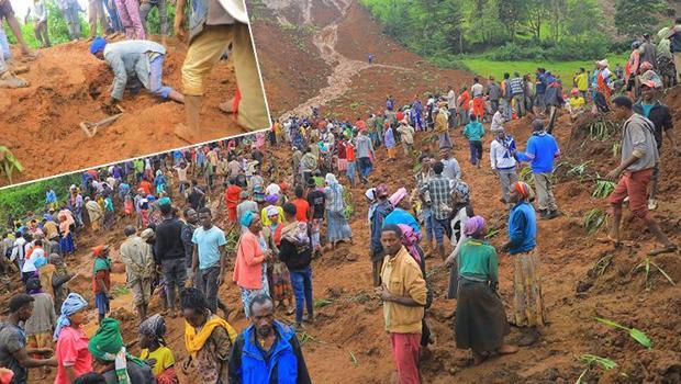 Etiyopya'daki toprak kayması felaketinde acı bilanço: Can kaybı 157'ye yükseldi