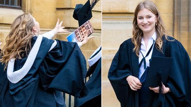 Aileden zengin ama kendi altın bileziğini de koluna taktı: Kızımız mezun oldu!