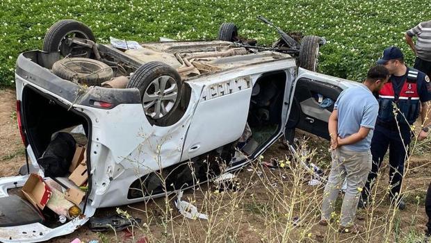 Sivas'ta devrilen otobüste 1 kişi hayatını kaybetti