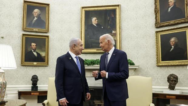 Biden ve Netanyahu Beyaz Saray’da bir araya geldi