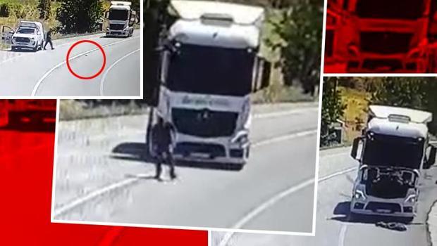 Tunceli'de yaralı serçeyi kurtarmak isterken kamyon çarptı