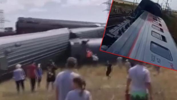 Rusya'da yolcu treni raydan çıktı: 140 kişi yaralandı