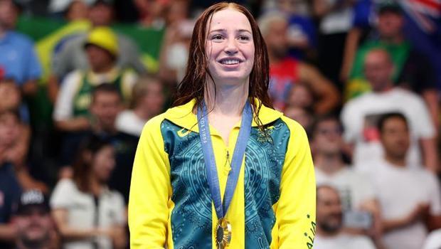 Mollie O'Callaghan'dan olimpiyat rekoru