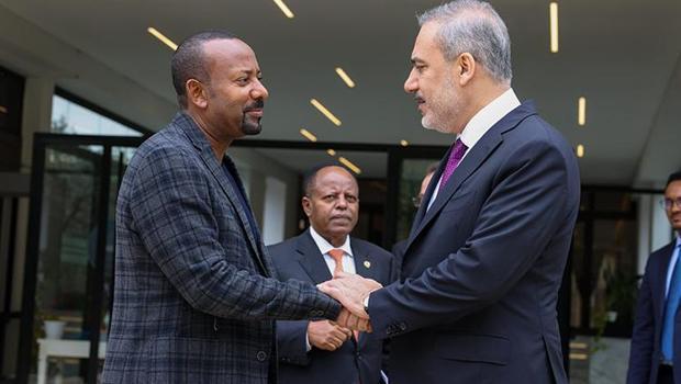 Dışişleri Bakanı Hakan Fidan, Etiyopya Başbakanı Ali ile görüştü