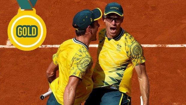 Tenis çift erkeklerde olimpiyat şampiyonu Avustralya oldu