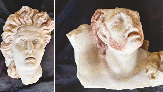 Laodikya Antik Kenti’nde Helenistik dönemden heykeller bulundu