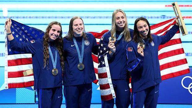 ABD'li yüzücülerden dünya ve olimpiyat rekoru