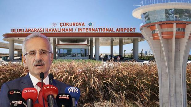 Bakan Uraloğlu duyurdu: Çukurova Uluslararası Havalimanı'nın 10 Ağustos'ta açılıyor