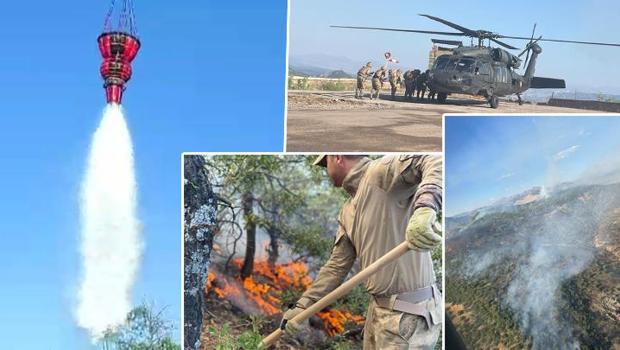 Tunceli'deki orman yangını 17 saat sonra söndürüldü