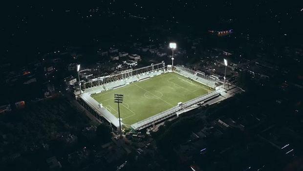 Bodrum FK'nın stadyum ışıkları taraftarları heyecanlandırdı!