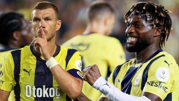 Fenerbahçe'de Saint-Maximin hızlı başladı! Edin Dzeko'dan müthiş istatistik