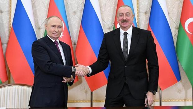 Putin ile görüşen Aliyev'den 'Güney Kafkasya' açıklaması