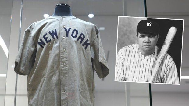 Babe Ruth'un Yankees forması açık artırmada 24 milyon dolara satıldı