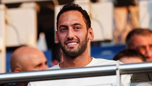 Hakan Çalhanoğlu, Eyüpspor - Trabzonspor maçını izledi