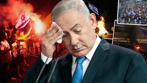 Son dakika...'Tüm İsrail titreyecek' demişlerdi, yüzbinlerce kişi sokağa indi! Netanyahu intikam sözü verdi: 24-48 saat içinde öneri sunun...