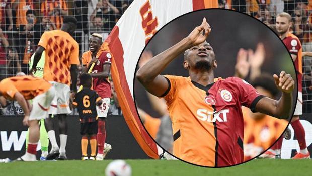 Galatasaray'da Victor Osimhen'den üçlü! Taraftarların yanına çıktı