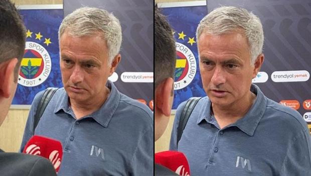 Jose Mourinho, Galatasaray maçı sonrası soru sormaya çalışan muhabire sinirlendi! 'Şaka mı yapıyorsun?'