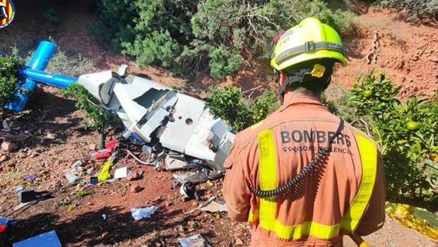 İspanya'da korkunç kaza: Helikopter yüksek gerilim hattına çarptı