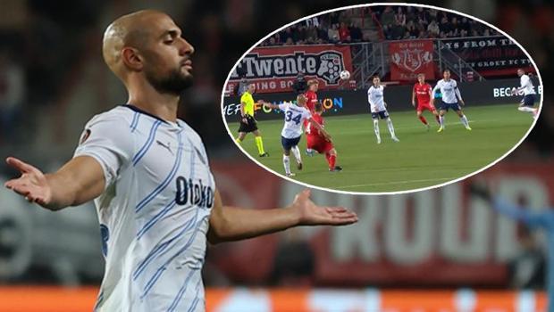 Sofyan Amrabat'tan geceye damga vuran asist! Twente-Fenerbahçe maçında bir ilki başardı