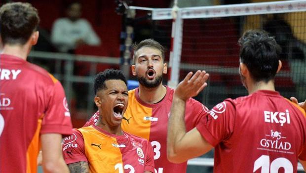 Voleybolda Galatasaray'dan 3-1'lik net galibiyet