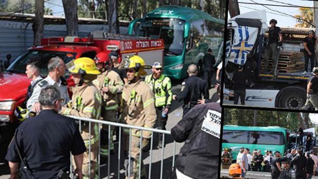 Son dakika...İsrail'de kamyon otobüs durağına çarptı: Çok sayıda İsrail askeri yaralandı