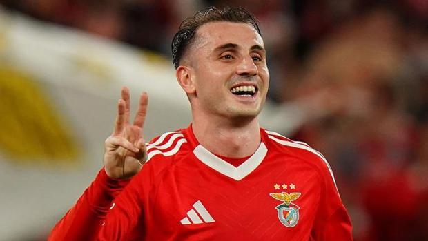 Kerem Aktürkoğlu hat-trick yaptı, Benfica fark attı! Tam 8 gol, 2 asist