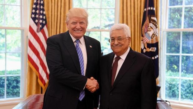 Trump, Filistin Devlet Başkanı Abbas ile görüştü