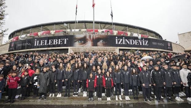 Beşiktaş'tan Gazi Mustafa Kemal Atatürk'ü anma töreni